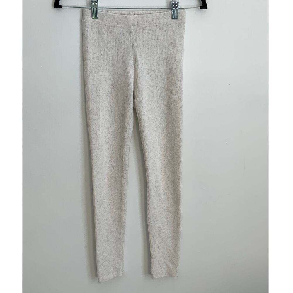 Crewcuts Cream Ribbed leggings Girl's size‎ 12